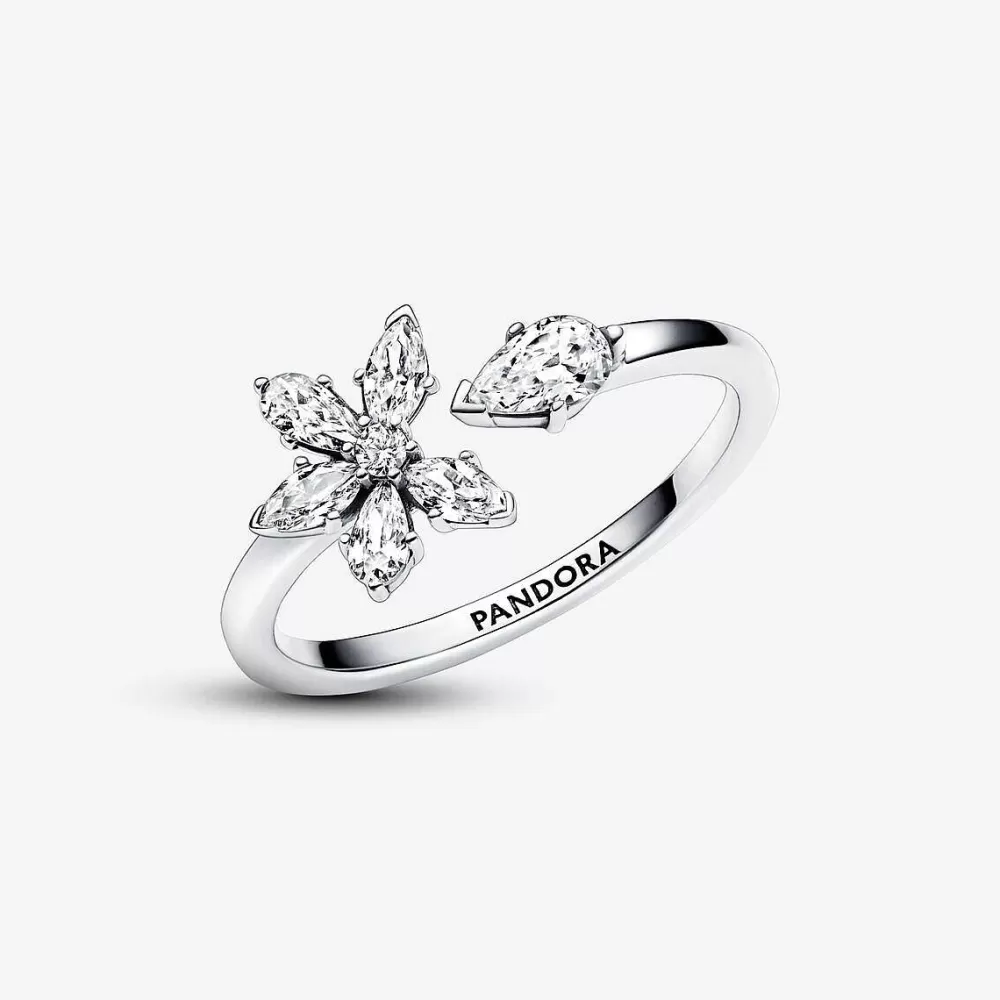 Best Sale Pandora Anel Aberto Sparkling Herbarium