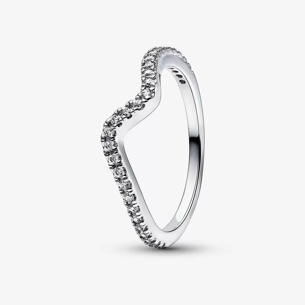 Shop Pandora Anel Sparkling Wave