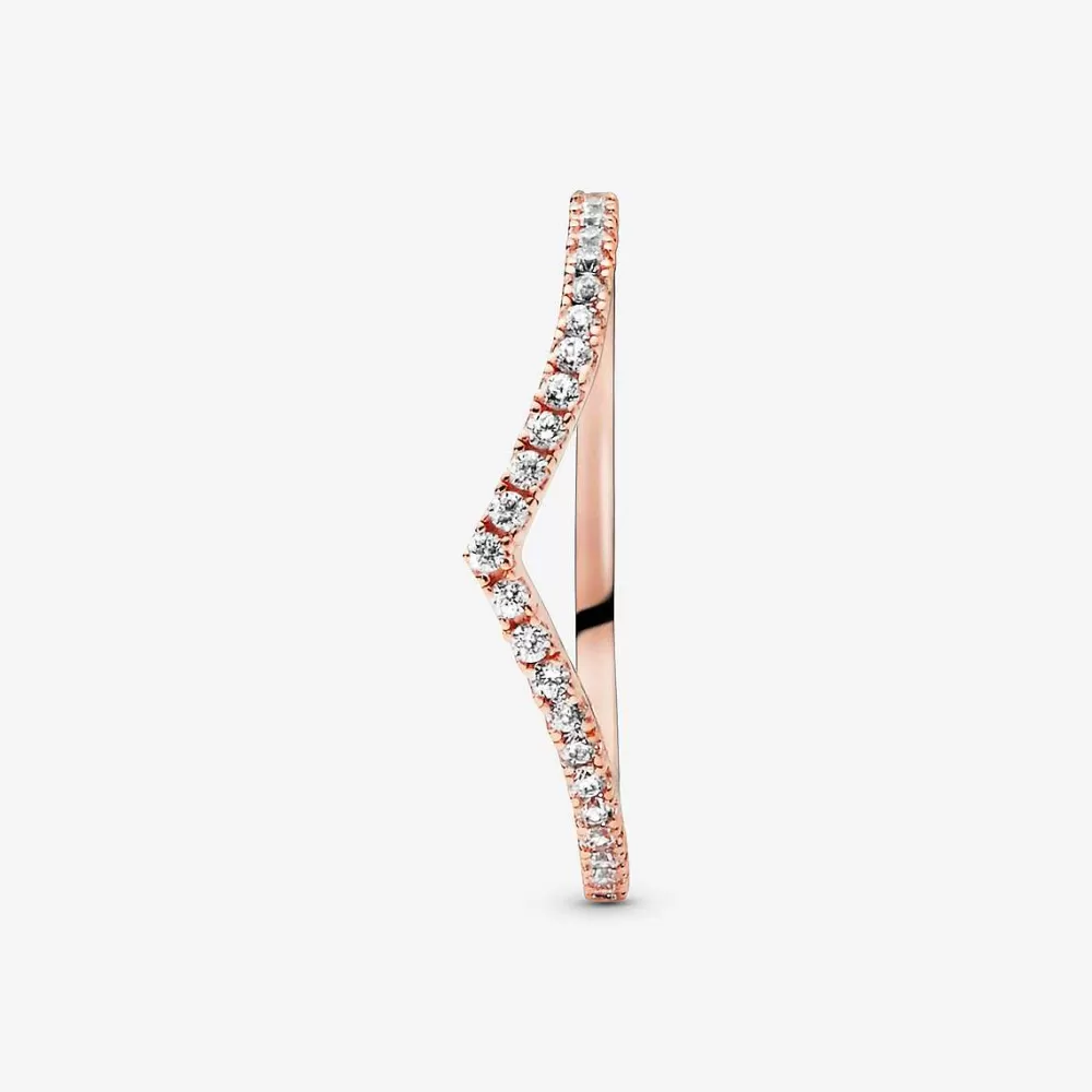 Cheap Pandora Anel Wishbone Brilhante