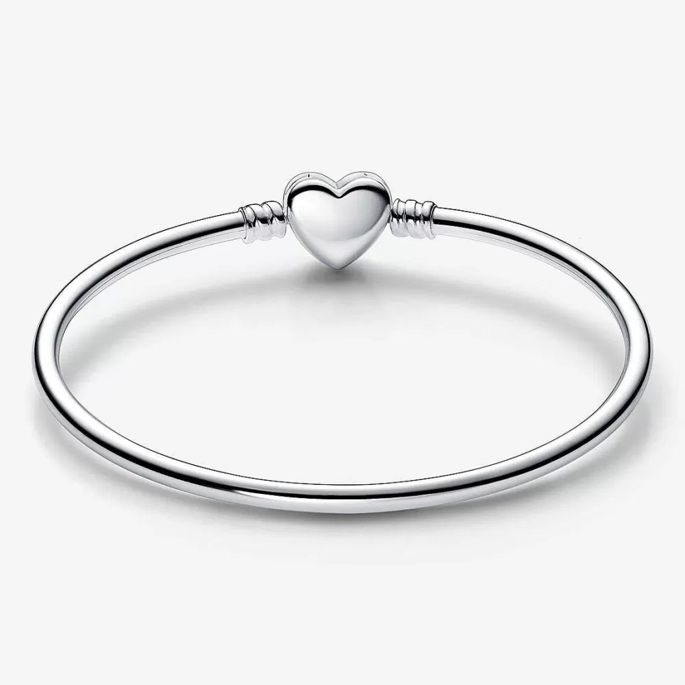 New Pandora Bangle Heart & Butterfly