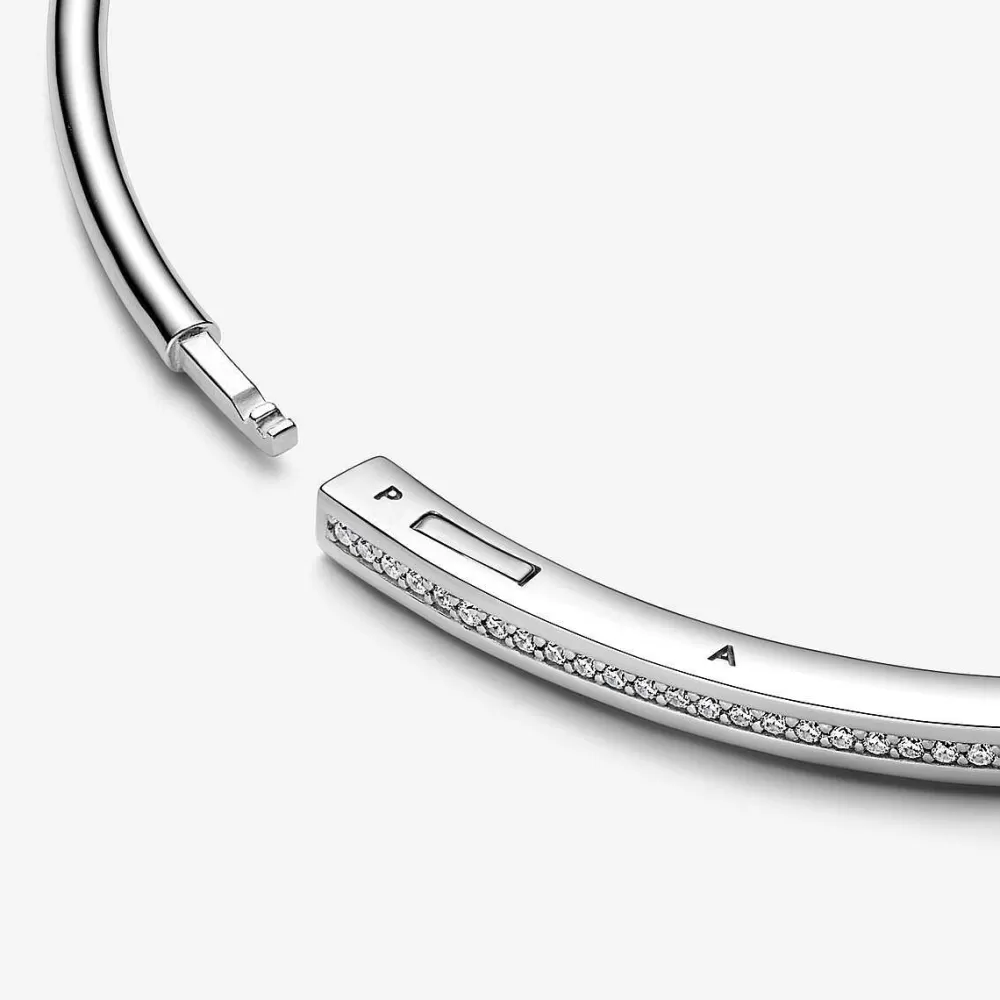 Flash Sale Pandora Bangle Signature Pave