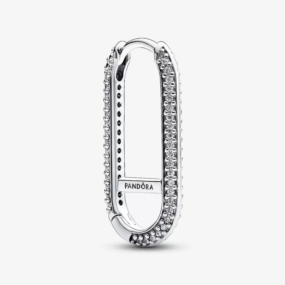 Best Pandora Brinco Individual Elo Pave Longo Me