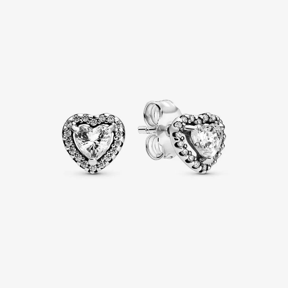 Cheap Pandora Brincos Elevated Heart