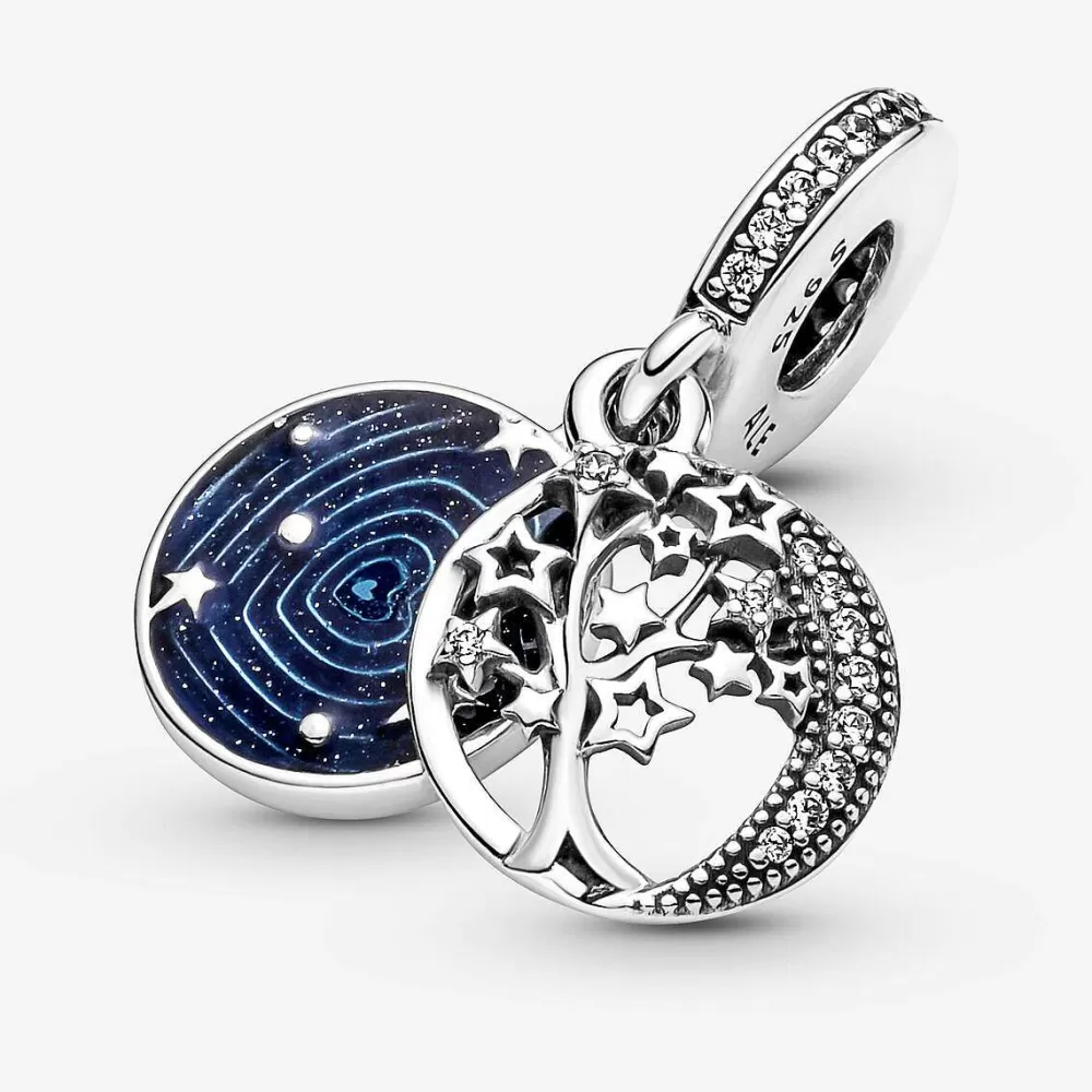 Clearance Pandora Conta Pendente Arvore Da Familia & Galaxia Lunar