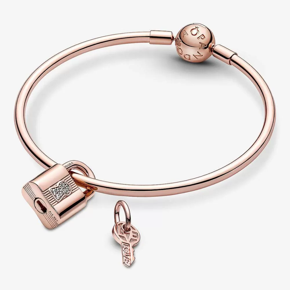 Cheap Pandora Conta Pendente Cadeado & Chave