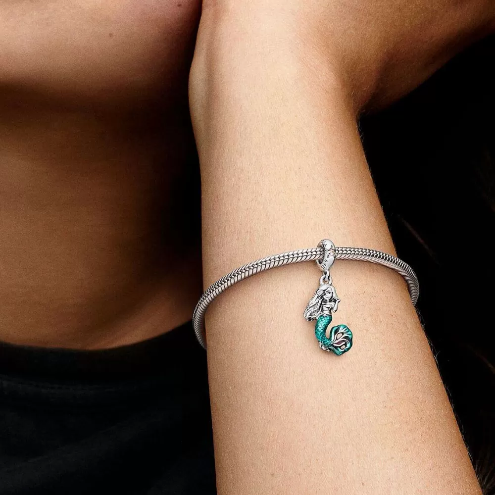 Best Pandora Conta Pendente Disney, Little Mermaid Ariel