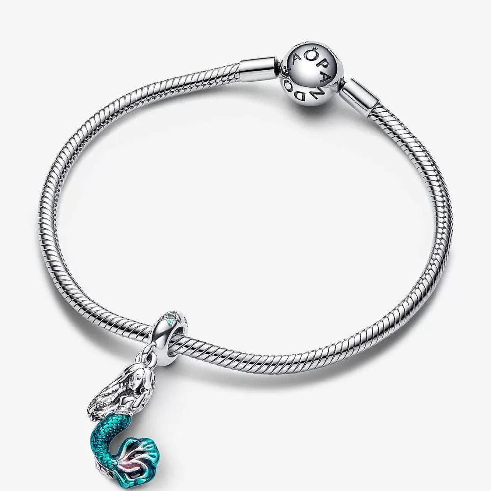 Best Pandora Conta Pendente Disney, Little Mermaid Ariel