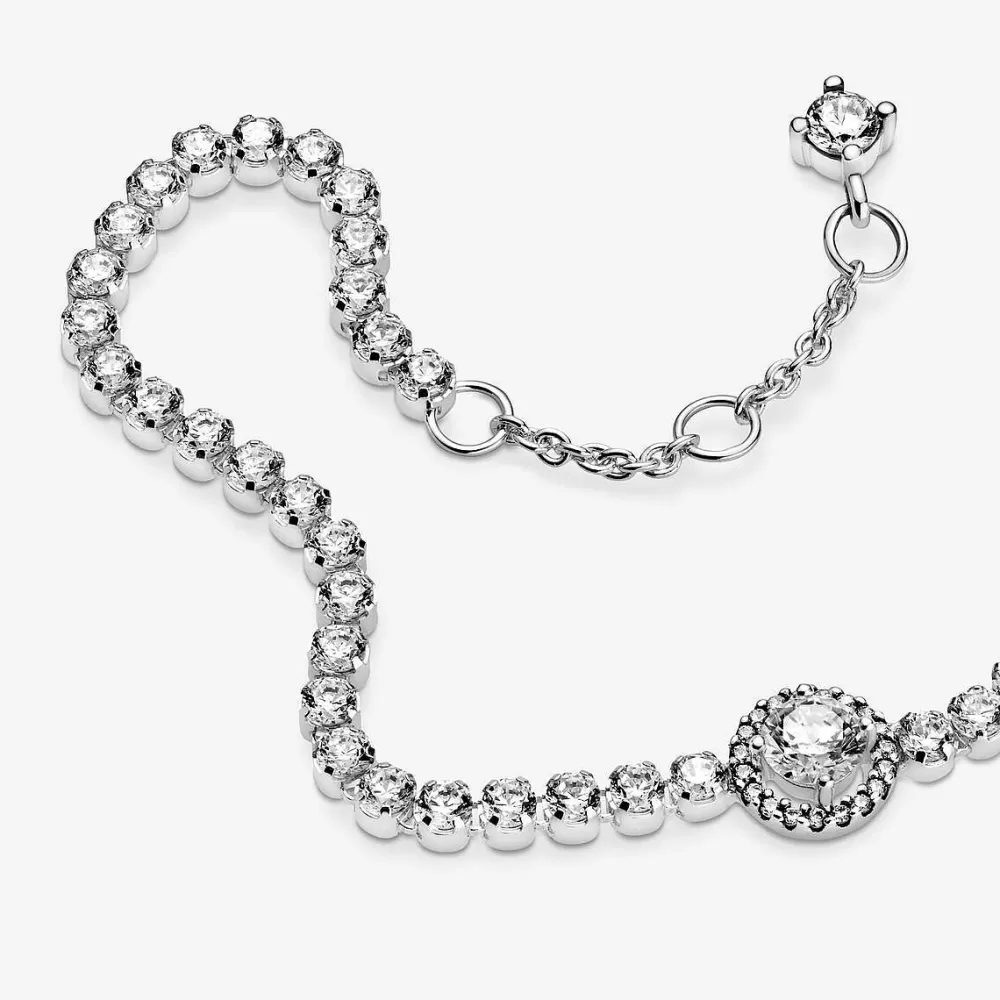 Store Pandora Pulseira De Zirconias Sparkling Halo